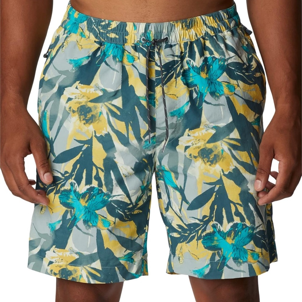 Columbia Men's Standard M Summerdry Short Medium/8” Inseam NWT Niagra